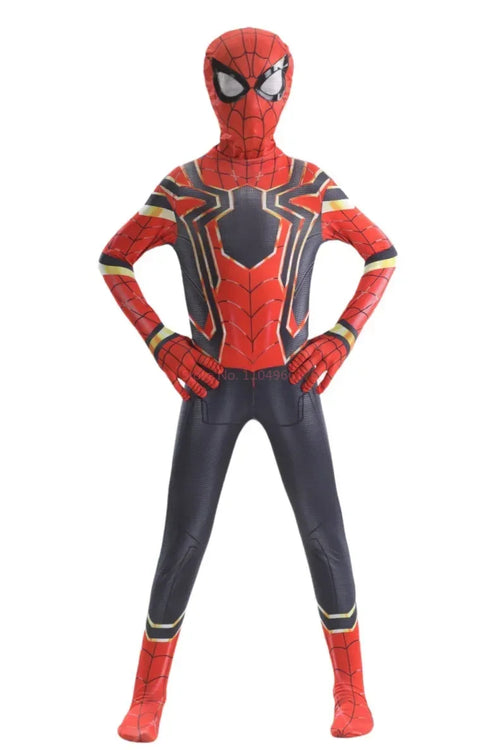 Spider-Man Inspired Black Red Superhero Cosplay Costume | Thread Armours