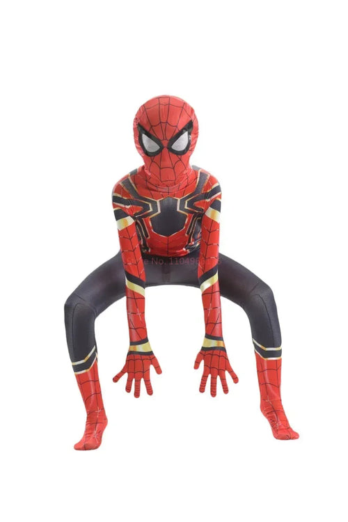 Spider-Man Inspired Black Red Superhero Cosplay Costume | Thread Armours