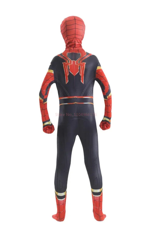 Spider-Man Inspired Black Red Superhero Cosplay Costume | Thread Armours
