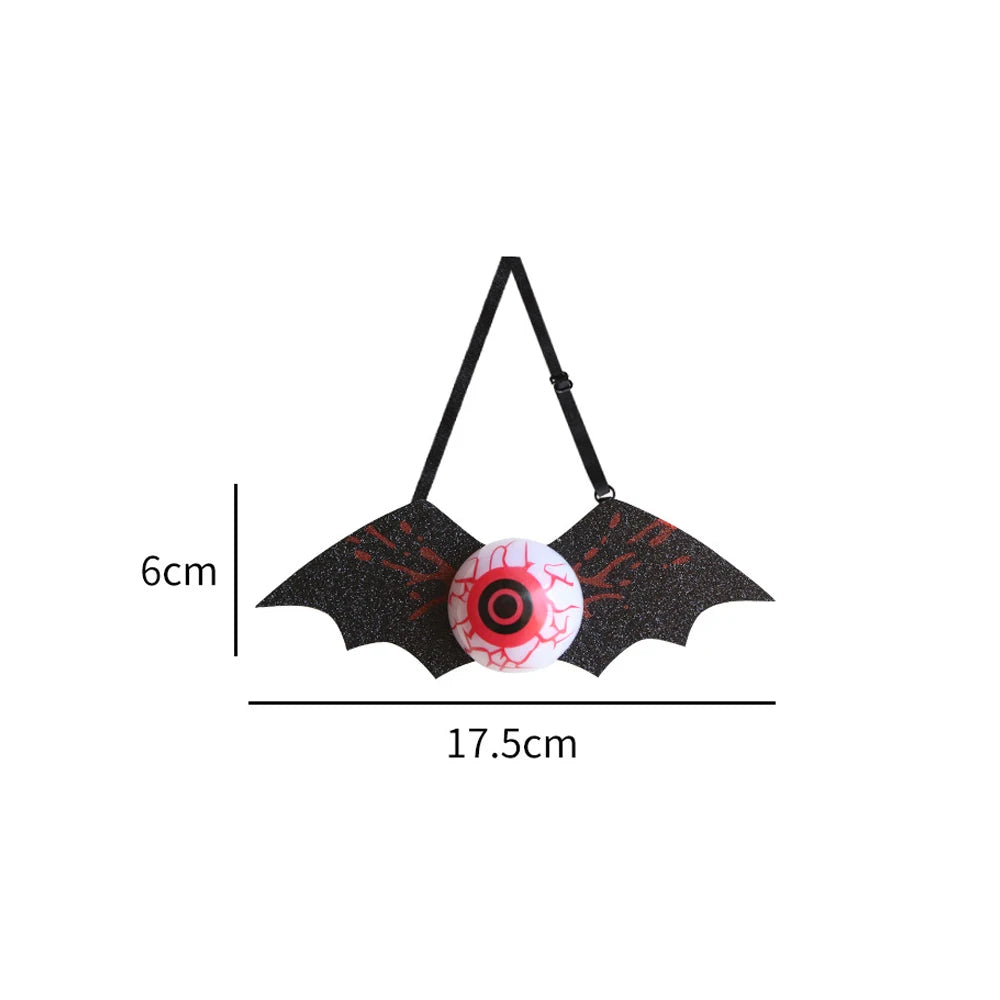 Glowing Eyeball Tie & Bat Bow Tie | Halloween Cosplay Accessory | Thread Armours