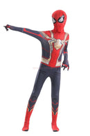 Spider-Man Inspired Red Gold Armor Style Cosplay Costume | Thread Armours