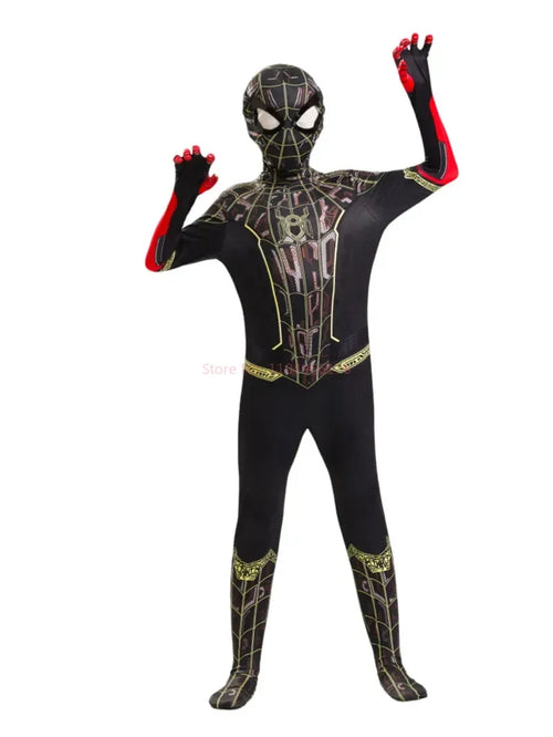 Spider-Man Inspired Black Suit Cosplay Costume | Thread Armours