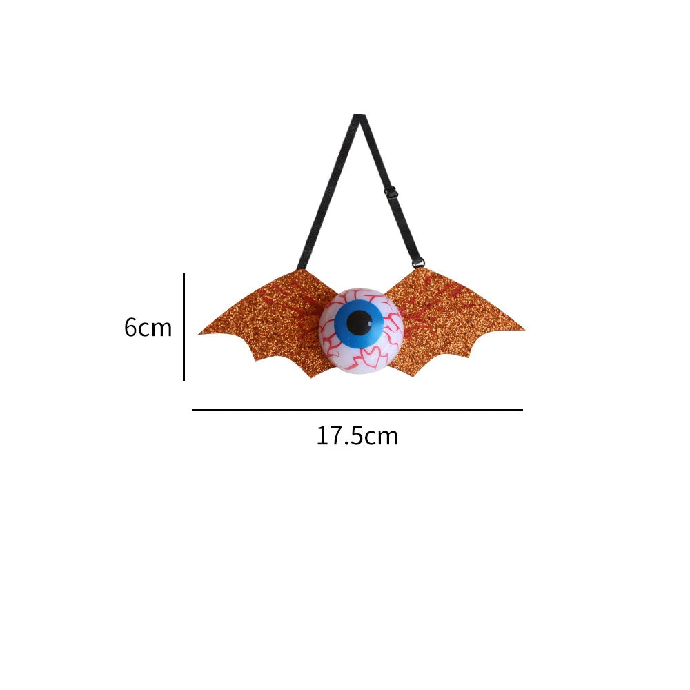 Glowing Eyeball Tie & Bat Bow Tie | Halloween Cosplay Accessory | Thread Armours