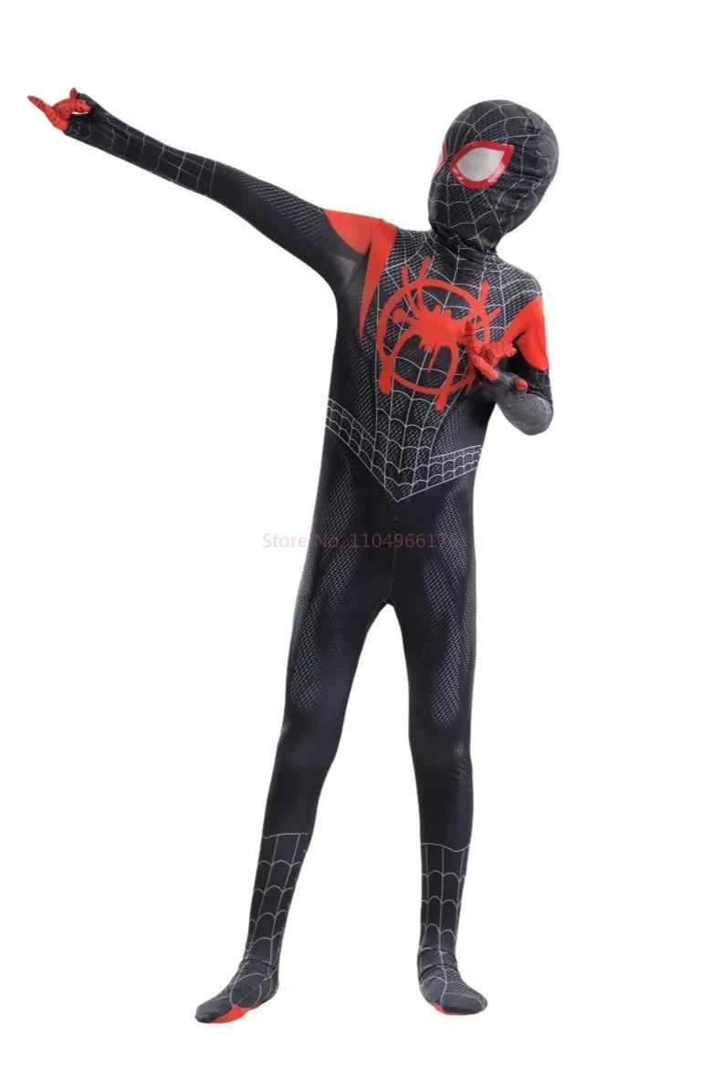 SpiderMan Inspired Black Symbiote Style Cosplay Costume | Thread Armours