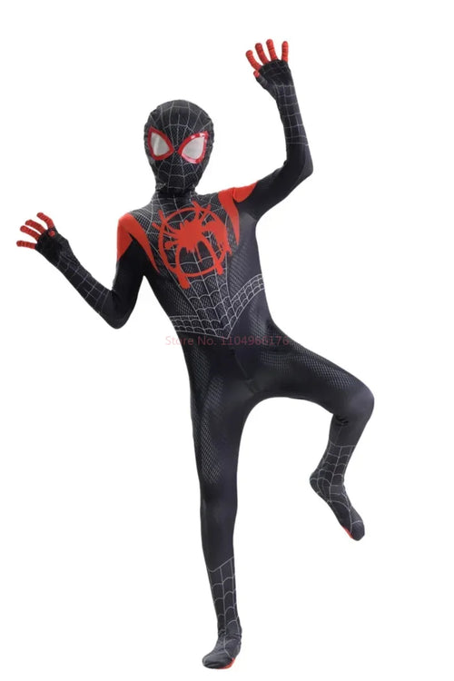 SpiderMan Inspired Black Symbiote Style Cosplay Costume | Thread Armours