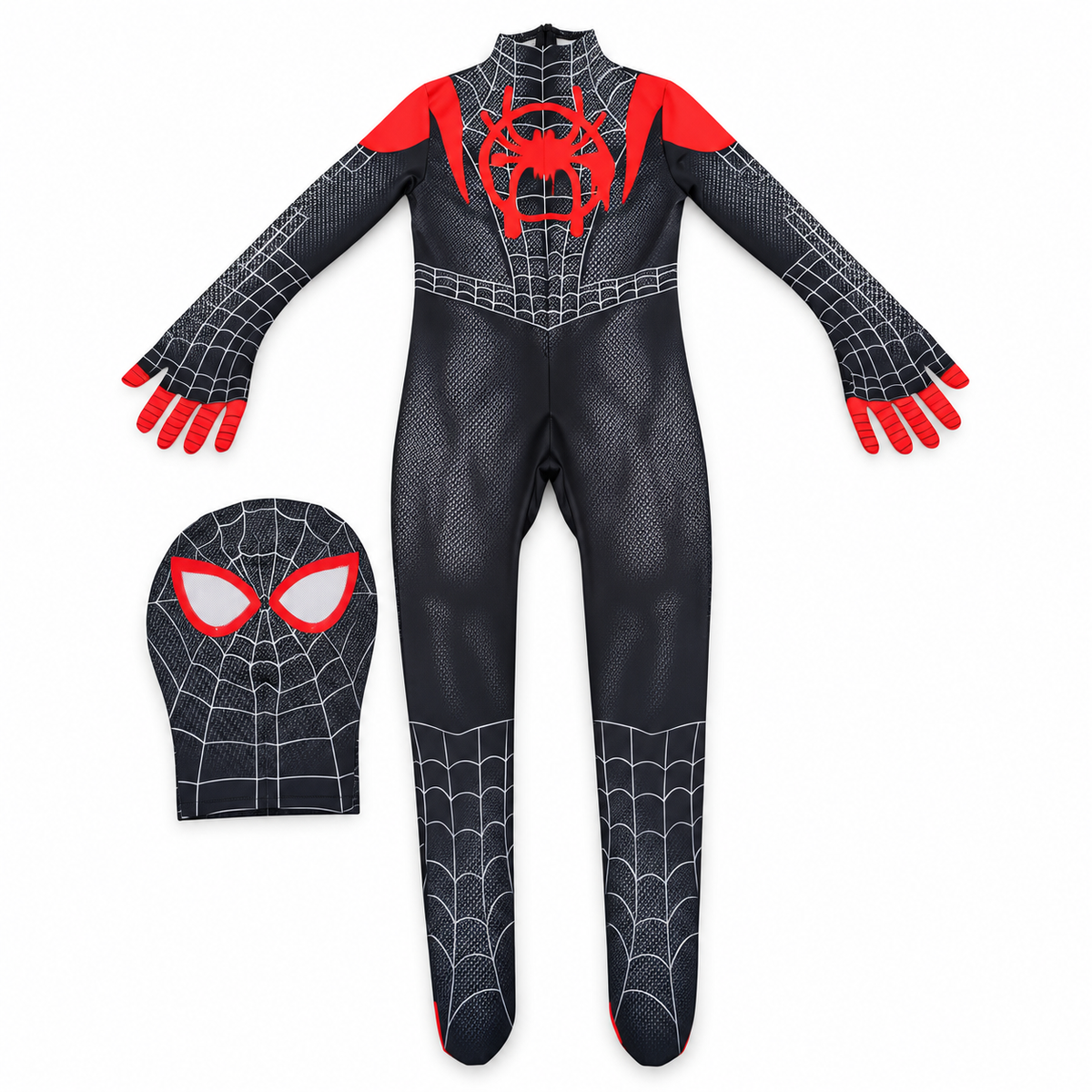 SpiderMan Inspired Black Symbiote Style Cosplay Costume | Thread Armours