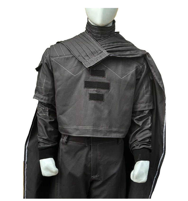 Custom Bounty Hunter Cosplay Costume Dark Gray | Thread Armours