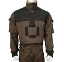 Custom Brown Flight Suit 3-Piece Bounty Hunter Cosplay Costume Mandalorian Inspired | Thread Armours
