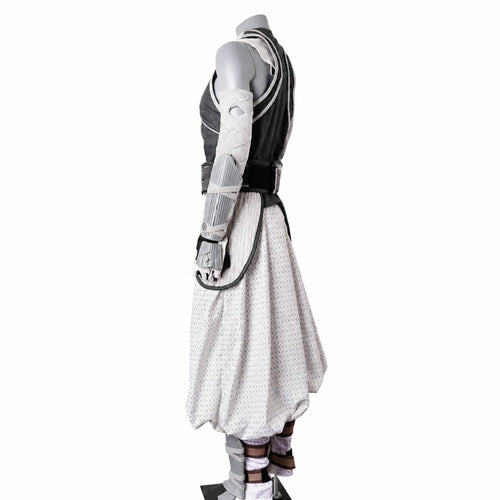 Ahsoka Inspired White Custom Cosplay Costume with Belt | Thread Armours