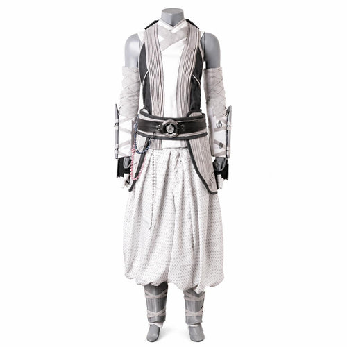Ahsoka Inspired White Custom Cosplay Costume with Belt | Thread Armours