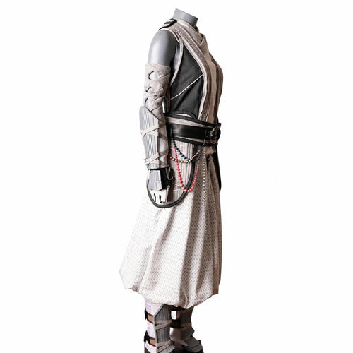 Ahsoka Inspired White Custom Cosplay Costume with Belt | Thread Armours