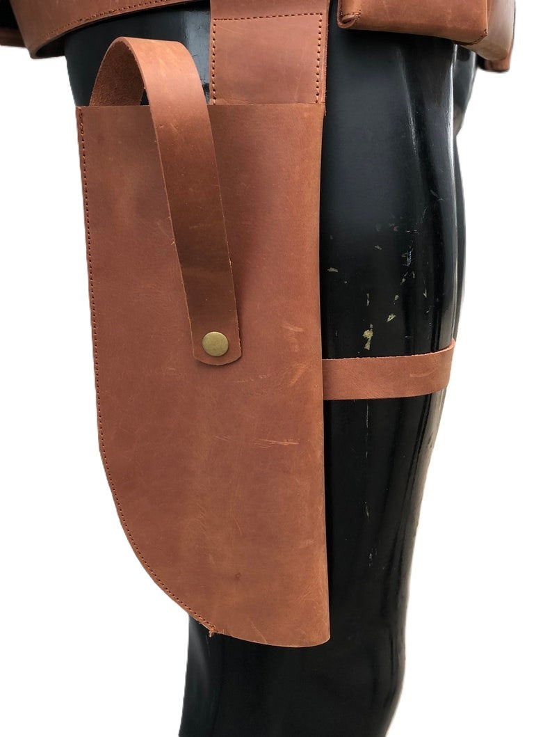 Boba Fett Inspired Cosplay Costume Leather Belt | Thread Armours