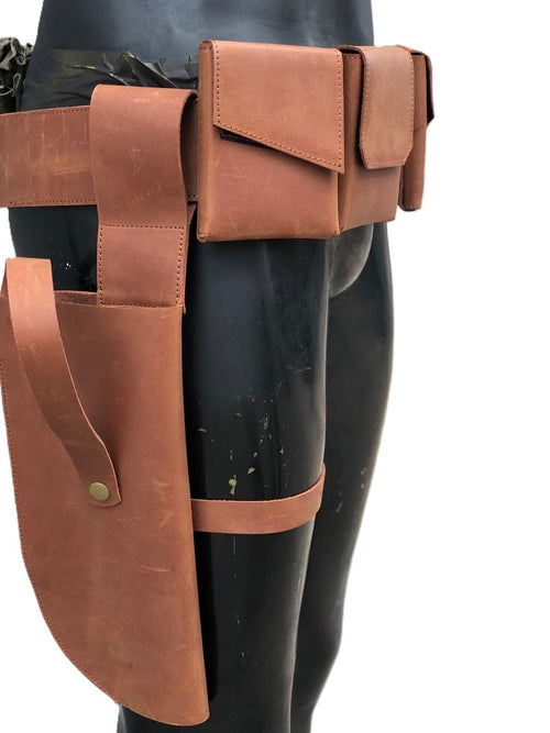 Boba Fett Inspired Cosplay Costume Leather Belt | Thread Armours