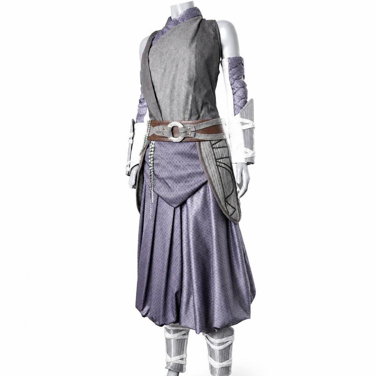 Ahsoka Inspired Grey Custom Cosplay Costume with Belt | Thread Armours