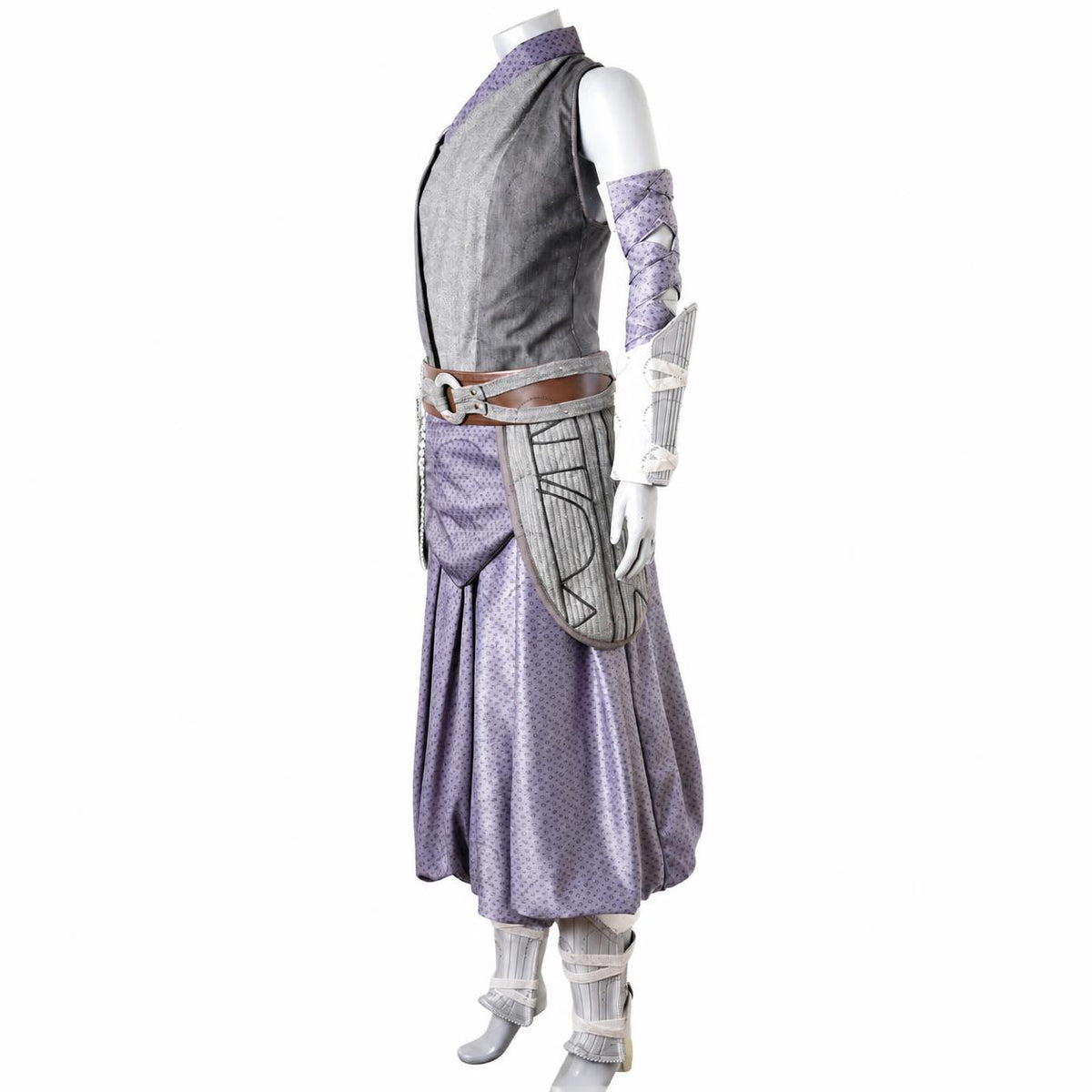 Ahsoka Inspired Grey Custom Cosplay Costume with Belt | Thread Armours