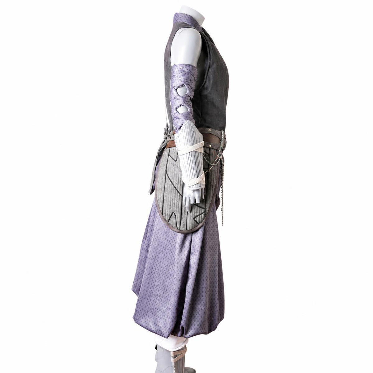 Ahsoka Inspired Grey Custom Cosplay Costume with Belt | Thread Armours