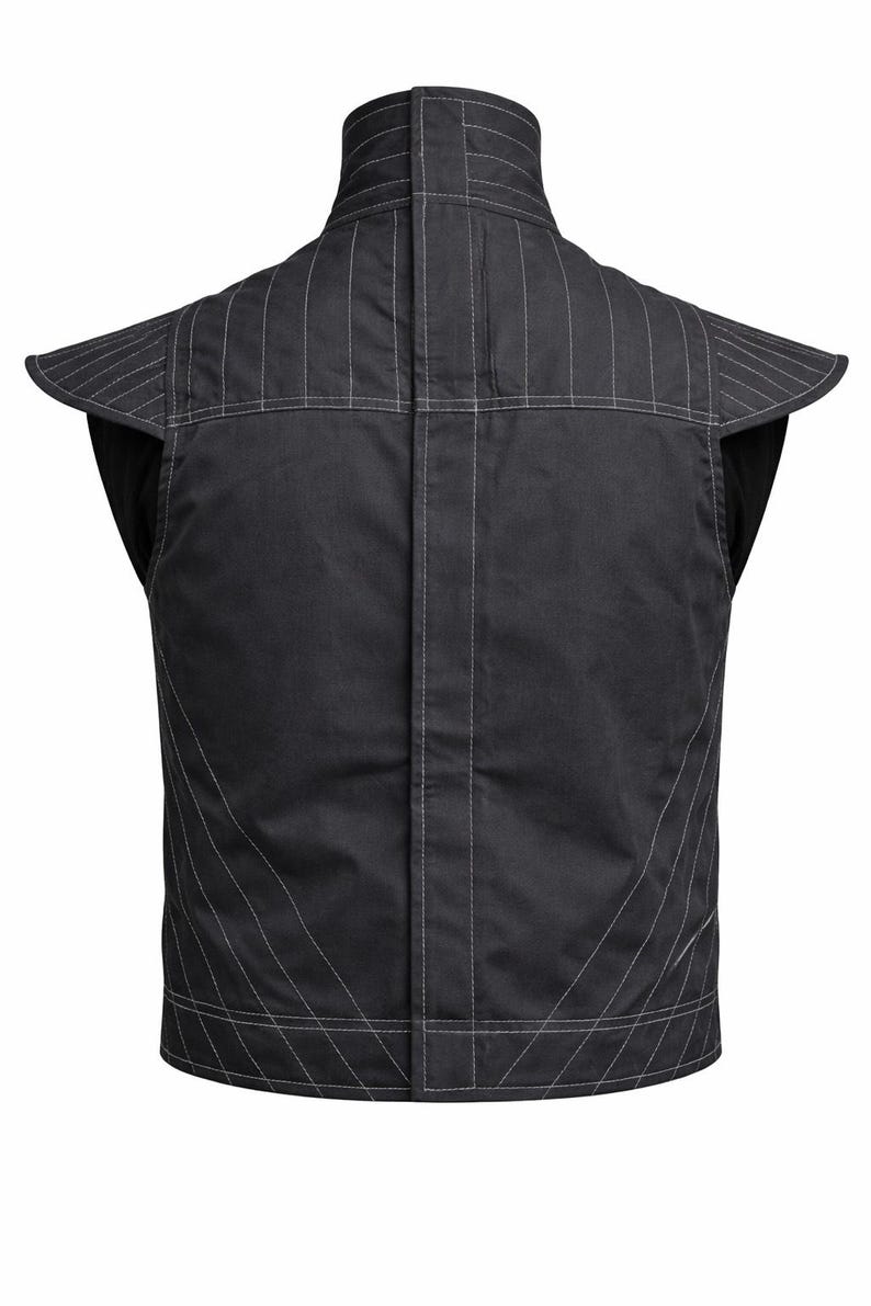 Custom Quilted Neck Vest For Mandalorian Inspired Cosplay Costume | Thread Armours