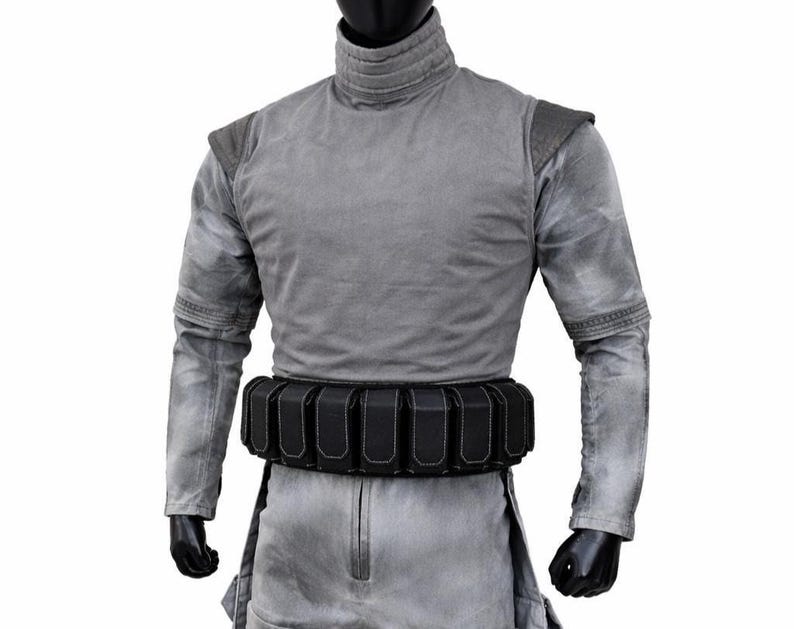 Bounty Hunter Grey Flight Suit Mandalorian Inspired Custom Cosplay Costume | Thread Armours