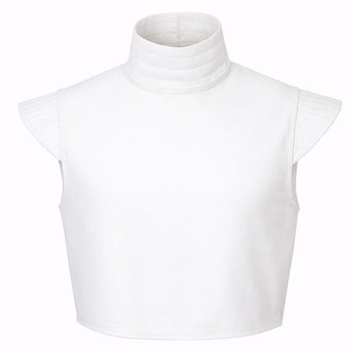 Custom Made Bounty Hunter Cosplay White Vest Mandalorian Inspired | Thread Armours