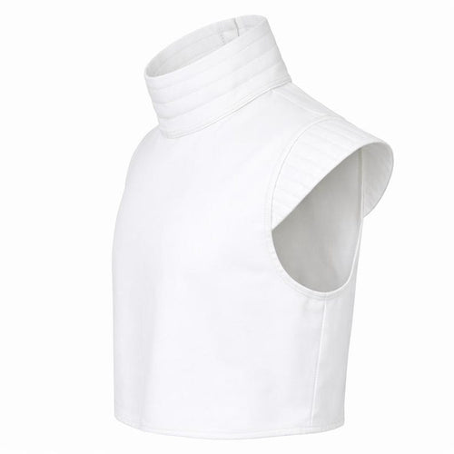 Custom Made Bounty Hunter Cosplay White Vest Mandalorian Inspired | Thread Armours