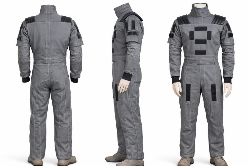 Mandalorian Inspired Bounty Hunter Flight Suit Custom Cosplay Costume | Thread Armours