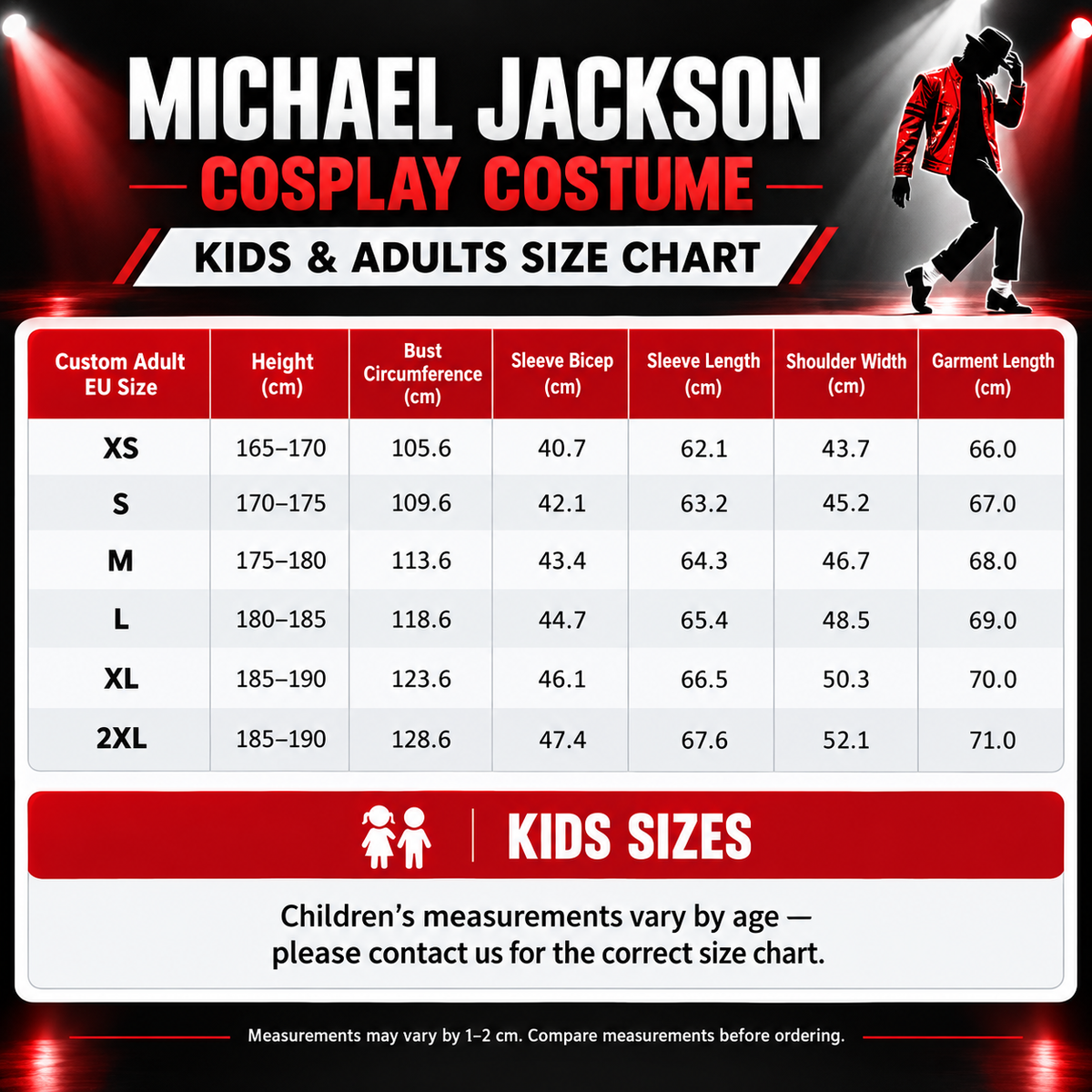 Michael Jackson Inspired Legendary Pop Star Stage Performance Outfit | Thread Armours