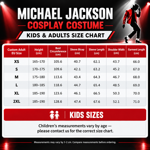 Michael Jackson Inspired Legendary Pop Star Stage Performance Outfit | Thread Armours