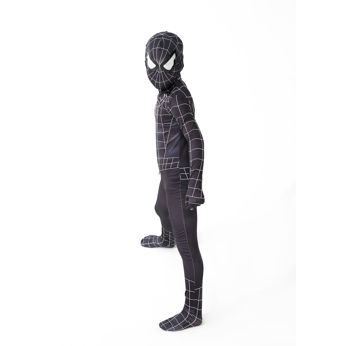 Black Symbiote Spiderman Inspired Suit Kids & Adults Superhero Cosplay Costume | Thread Armours