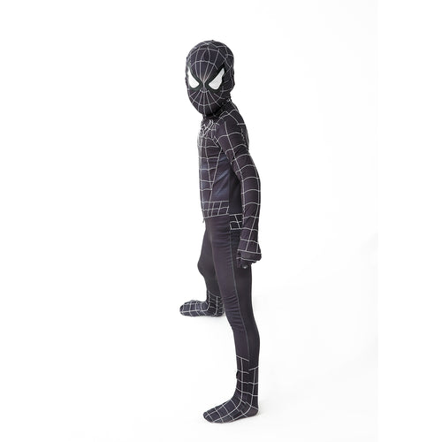 Black Symbiote Spiderman Inspired Suit Kids & Adults Superhero Cosplay Costume | Thread Armours