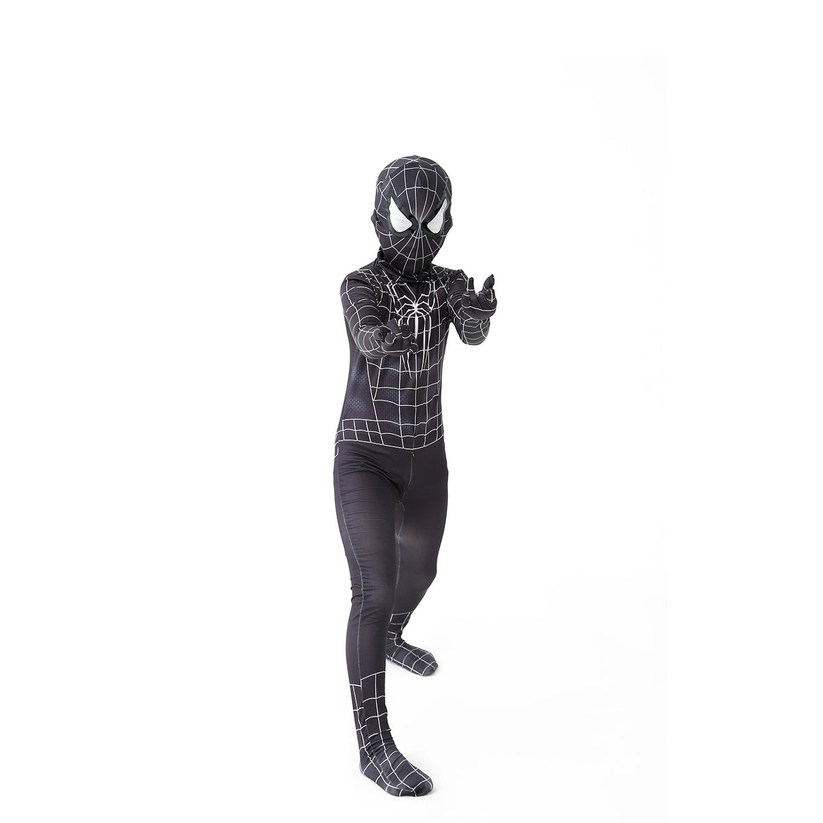 Black Symbiote Spiderman Inspired Suit Kids & Adults Superhero Cosplay Costume | Thread Armours
