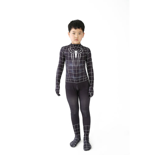 Black Symbiote Spiderman Inspired Suit Kids & Adults Superhero Cosplay Costume | Thread Armours