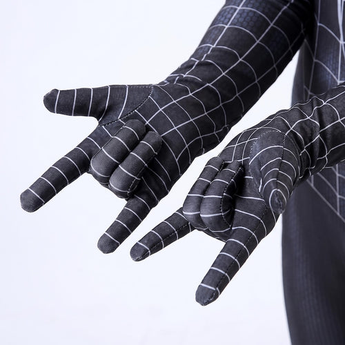 Black Symbiote Spiderman Inspired Suit Kids & Adults Superhero Cosplay Costume | Thread Armours