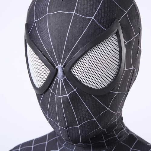 Black Symbiote Spiderman Inspired Suit Kids & Adults Superhero Cosplay Costume | Thread Armours