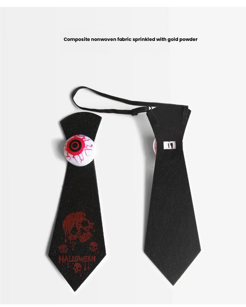 Glowing Eyeball Tie & Bat Bow Tie | Halloween Cosplay Accessory | Thread Armours