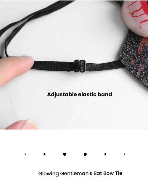 Glowing Eyeball Tie & Bat Bow Tie | Halloween Cosplay Accessory | Thread Armours