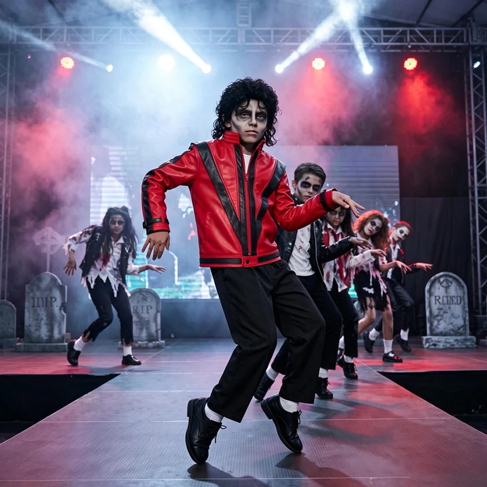 Michael Jackson Inspired Pop Star Cosplay Costume For Kids | Thread Armours