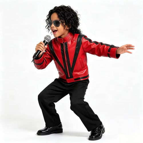 Michael Jackson Inspired Pop Star Cosplay Costume For Kids | Thread Armours