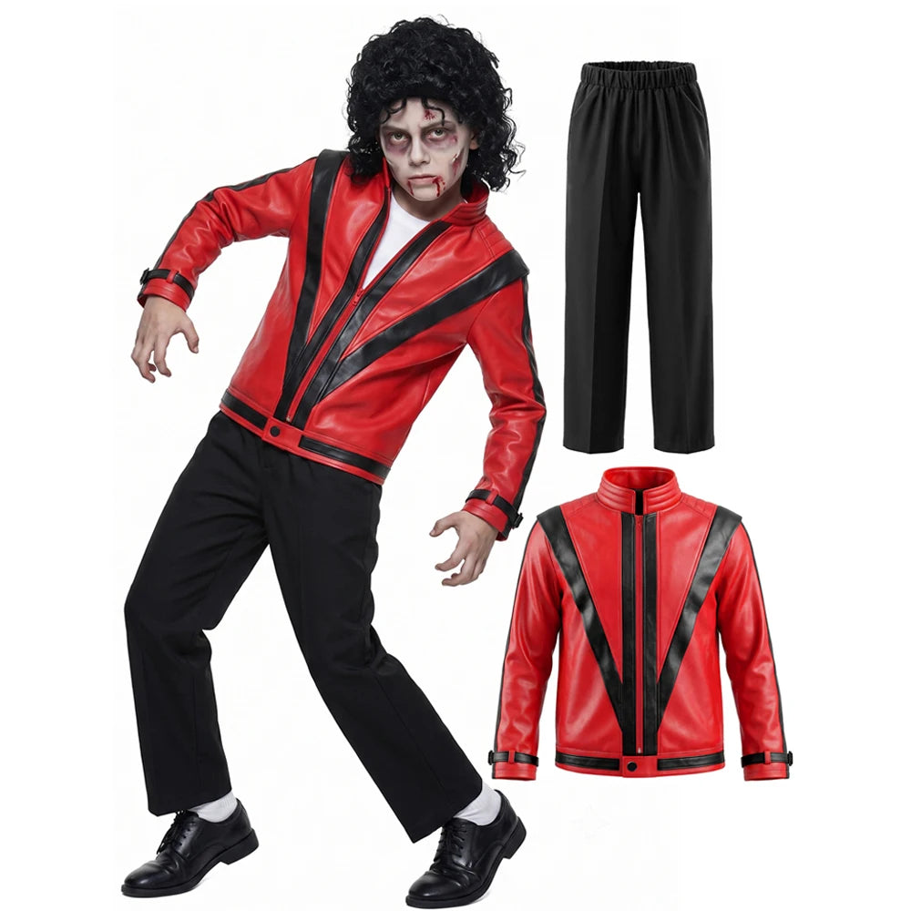 Michael Jackson Inspired Pop Star Cosplay Costume For Kids | Thread Armours